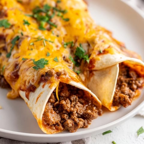 Beef Enchiladas with Cheese