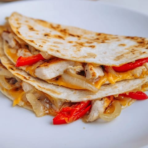 Chicken Quesadilla Grilled Cheese