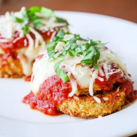 Crispy Eggplant Parmesan Bake