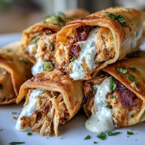 Eight crispy Mini Chicken Chimis with Jalapeño Cream Cheese are displayed on a rustic table with lime wedges.