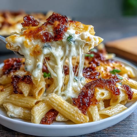 One-Pot Cheesy Pasta Bake #98