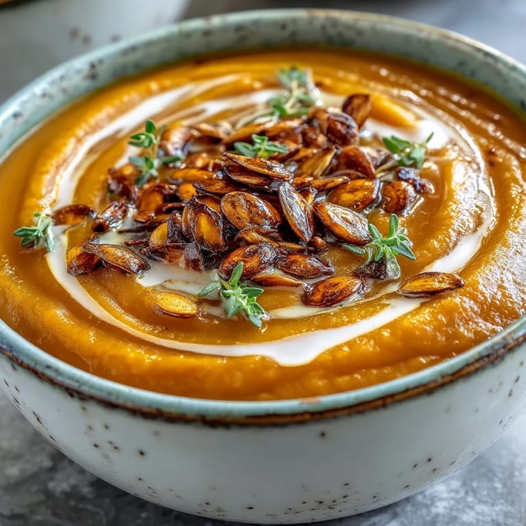 Golden-brown roasted butternut squash cubes for a creamy, velvety Easy Roasted Butternut Squash Soup.