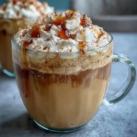 Warm dandelion tea latte with creamy oat milk and honey, served in a cozy mug with a sprinkle of cinnamon.