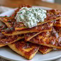Homemade Pita Chips Tzatziki